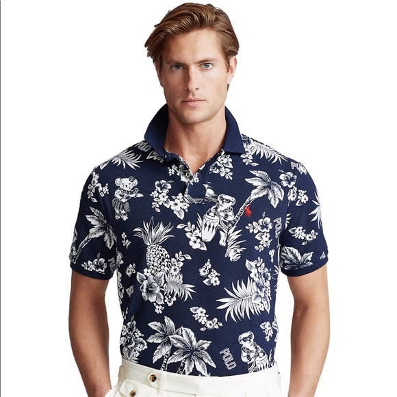 Polo Ralph Lauren Blue Hawaiian Bear 
